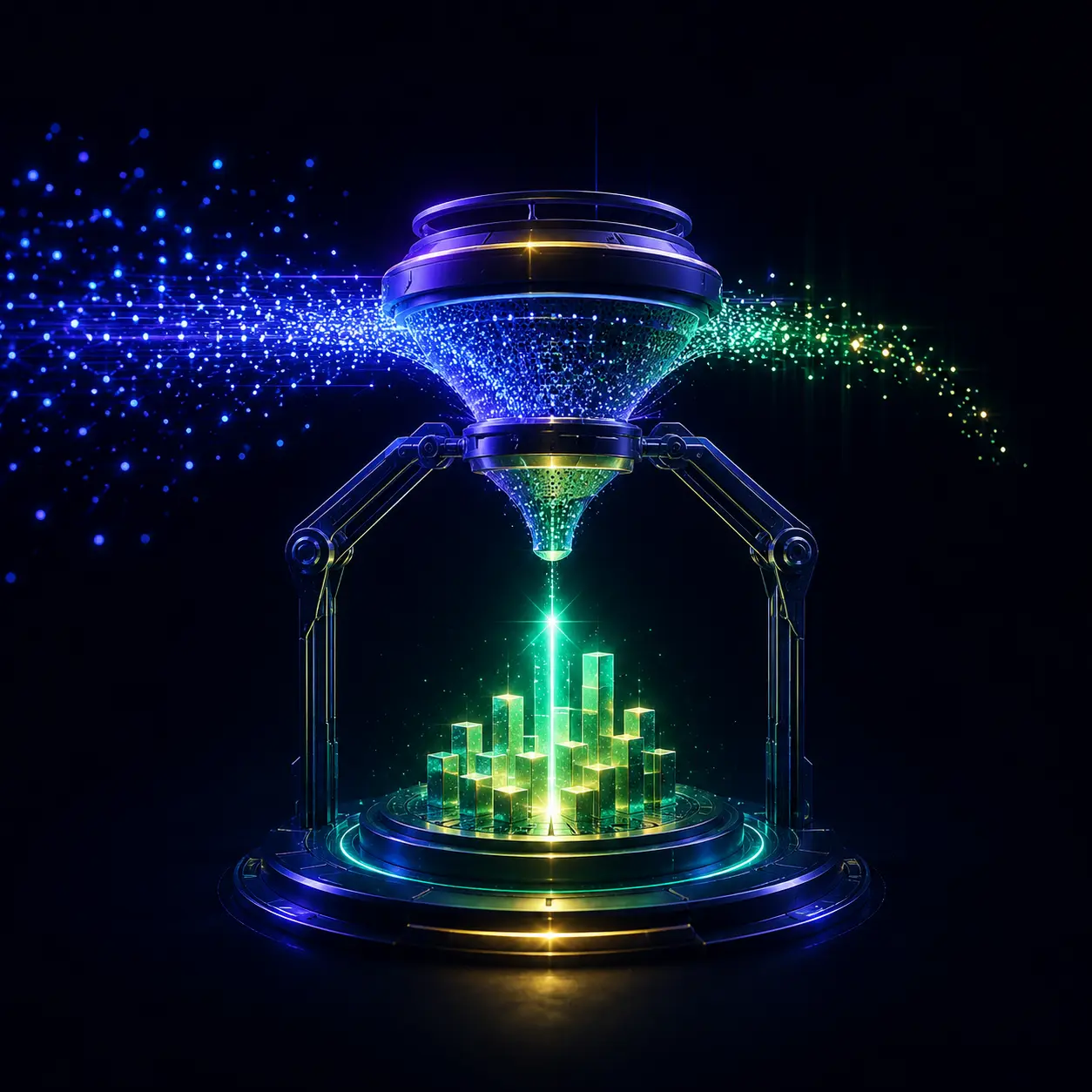 A conversion forge transforming traffic into commercial value